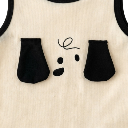 Puppy Tank Top Baby Outfit Set
