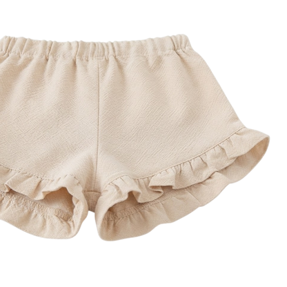 Cream Woodland Floral Bow Baby Outfit Set