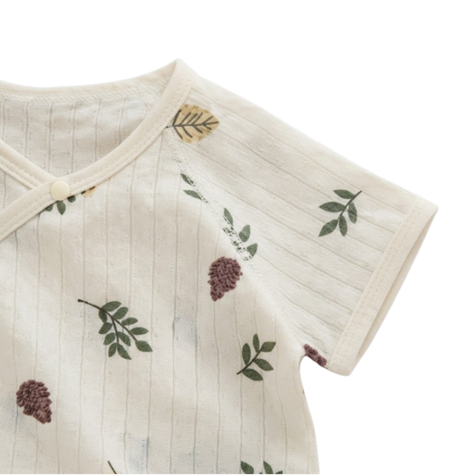 Acorn Short Sleeve Baby Bodysuit