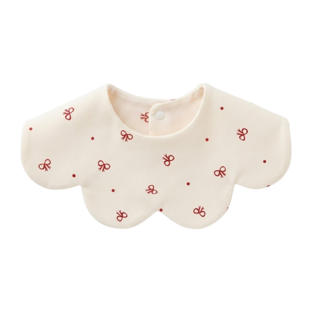 Bow Petal Baby Bib