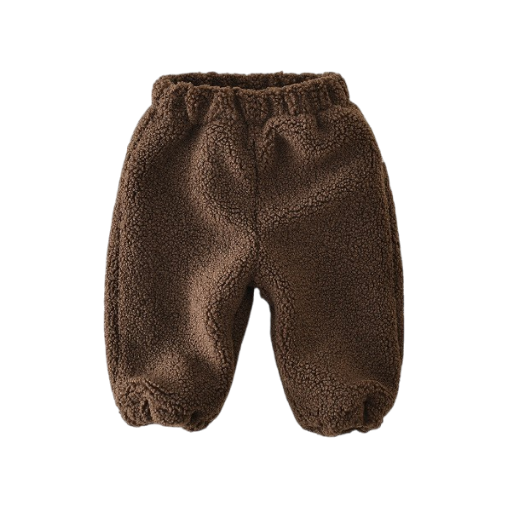 Brown Bear Pocket Plush Baby Pants
