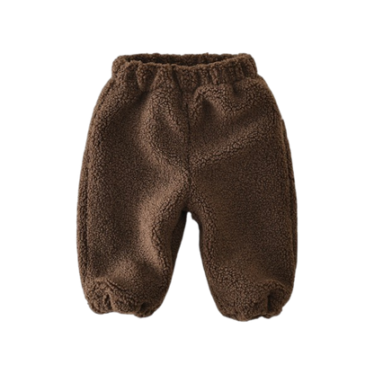 Brown Bear Pocket Plush Baby Pants