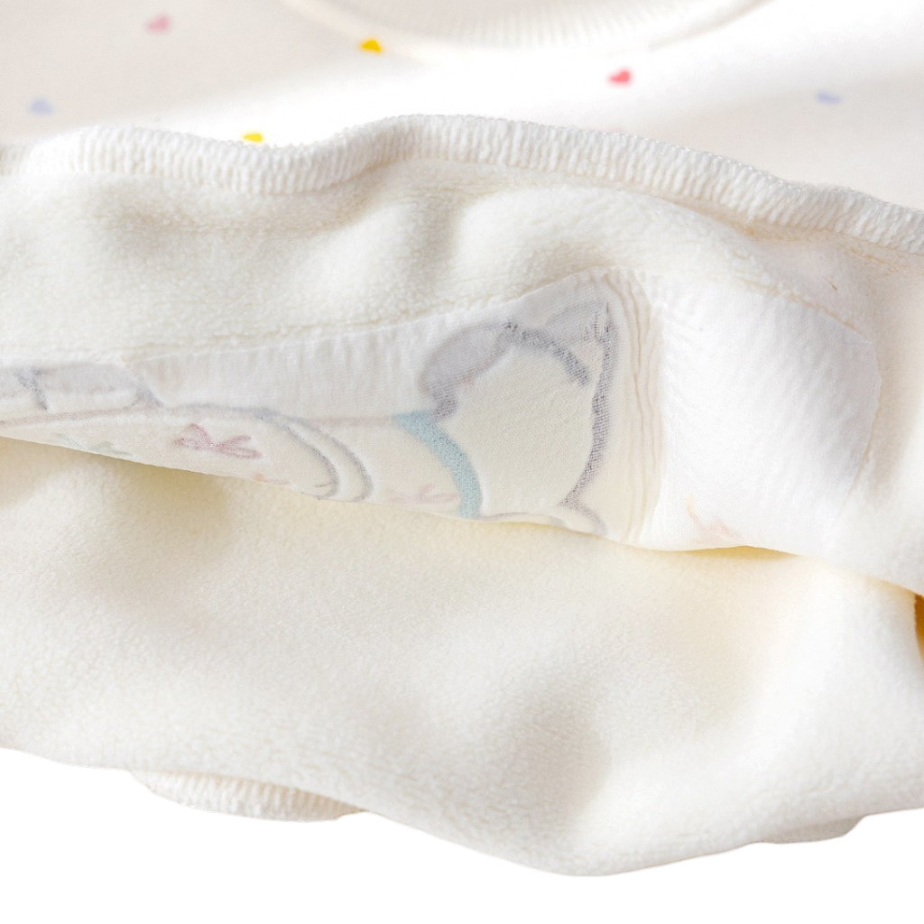 Apricot Puppy Embroidered Baby Sweatshirt
