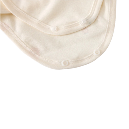 Cream Popsicle Wrap Long-Sleeve Baby Bodysuit