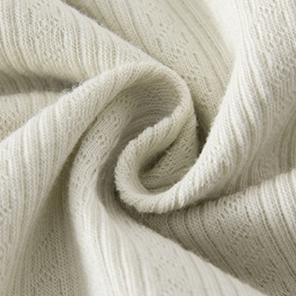 Creamy Sage Bunny Long-Sleeve Baby Romper
