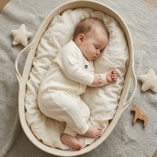 Black and White Crown Baby Bodysuit styled product image