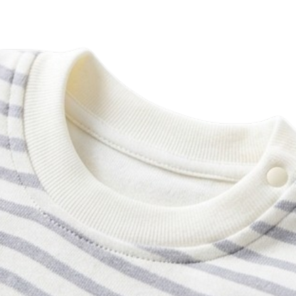 Classic Blue Stripe Baby Bodysuit