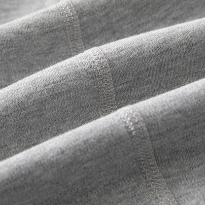 Grey Apple Long-Sleeve Baby Romper