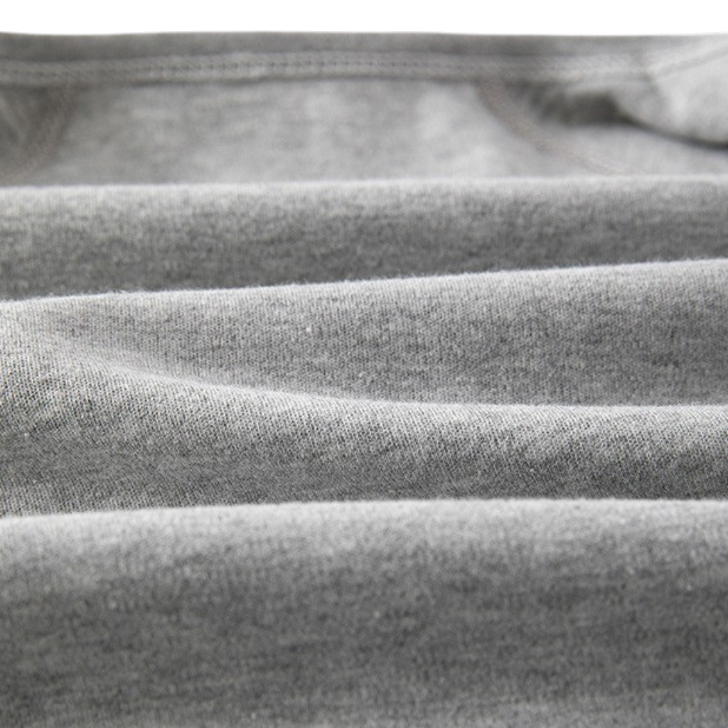 Grey Apple Long-Sleeve Baby Romper
