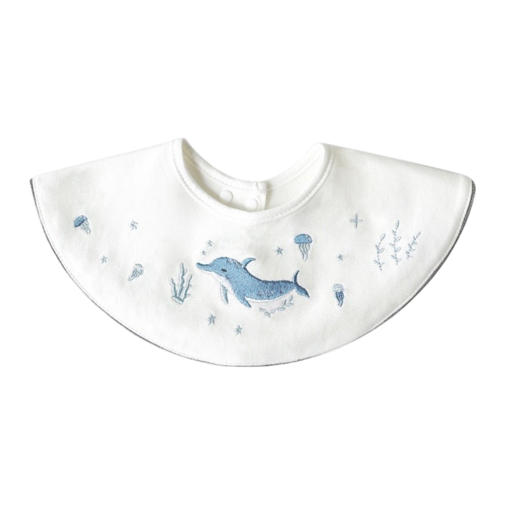 Ocean Dolphin Baby Bib