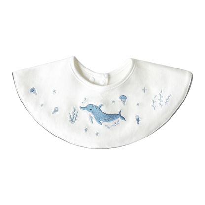 Ocean Dolphin Baby Bib