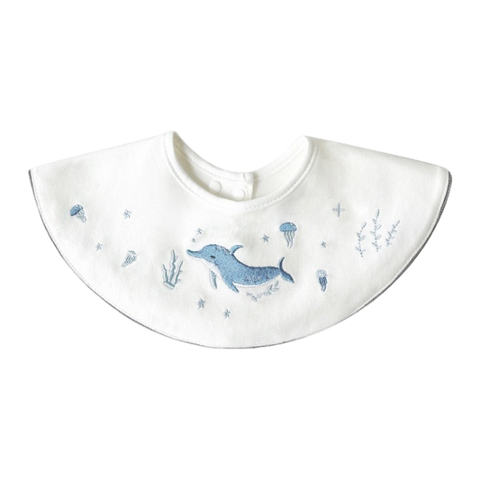 Ocean Dolphin Baby Bib