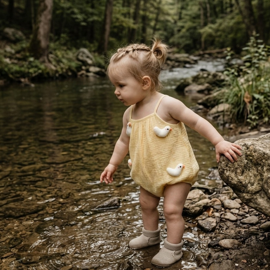 Yellow Duck Baby Bodysuit
