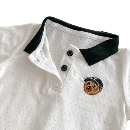 White Bear Polo Short-Sleeve Outfit