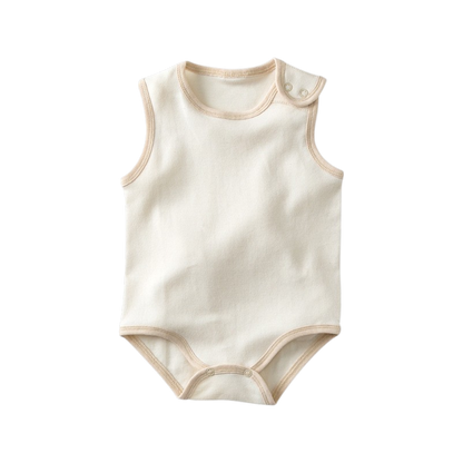 Simple Shoulder-Button Baby Bodysuit styled product image