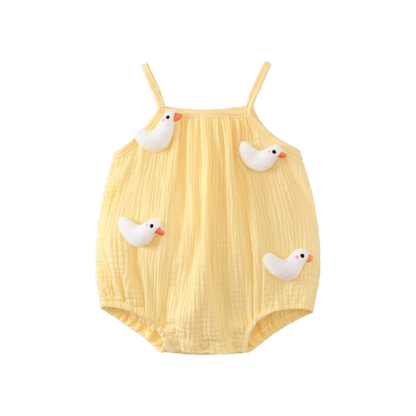 Yellow Duck Baby Bodysuit