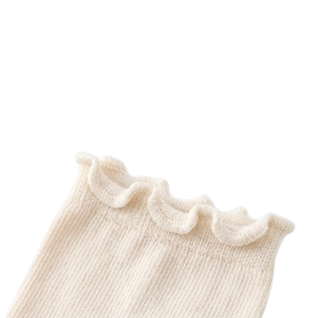 Ruffle Cherry Baby Socks styled product image, view 4