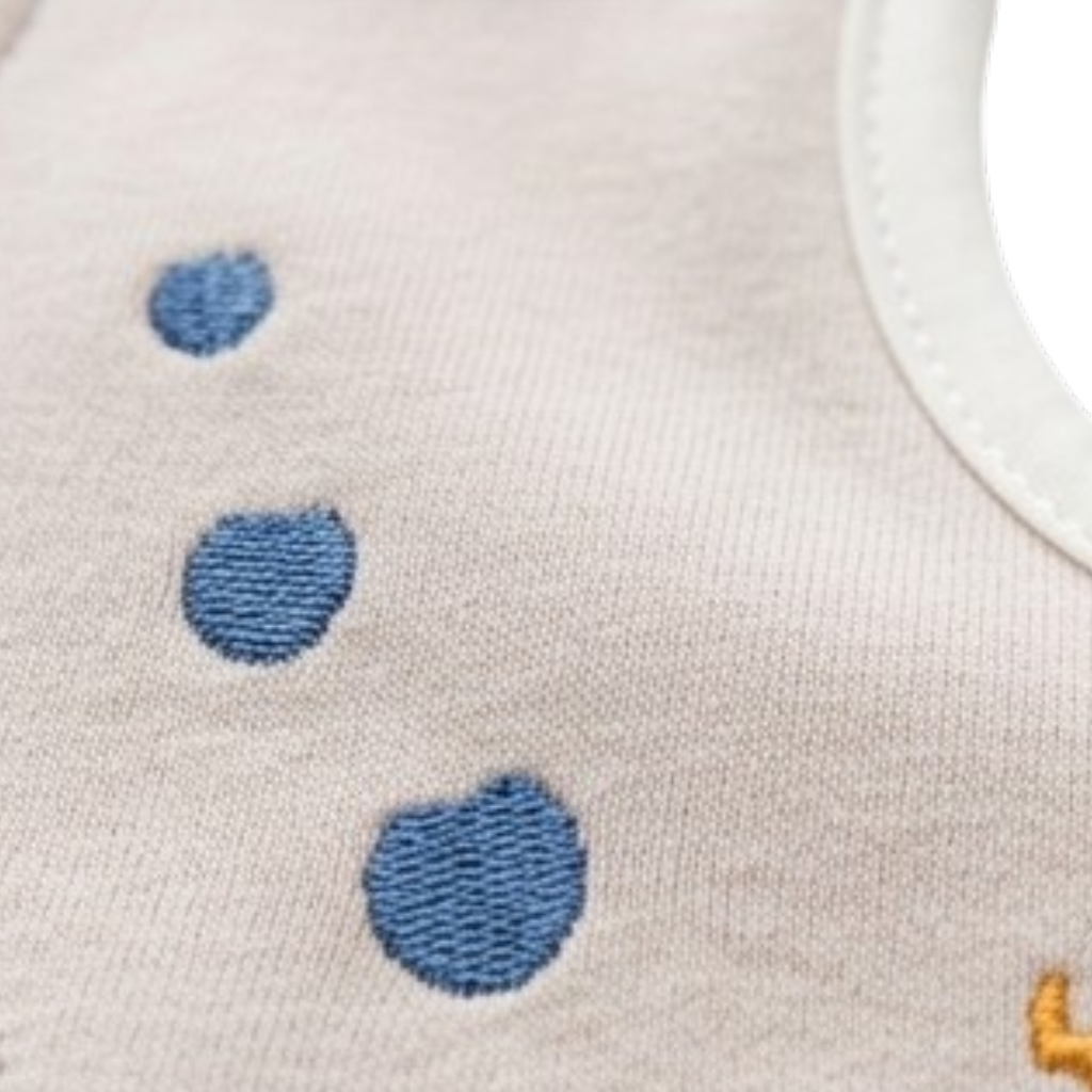 Little Pear Baby Bib styled product image, view 3