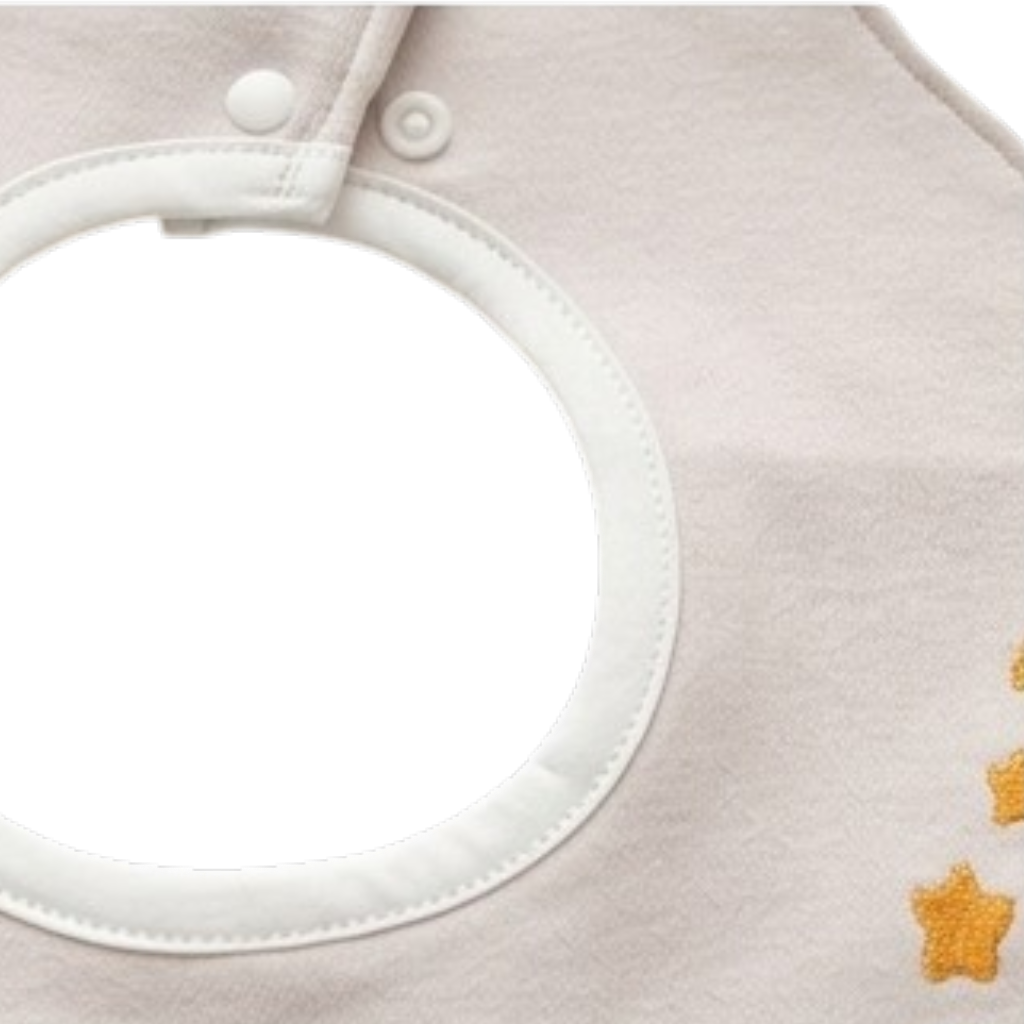 Little Pear Baby Bib styled product image, view 4