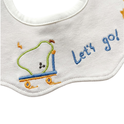 Little Pear Baby Bib styled product image