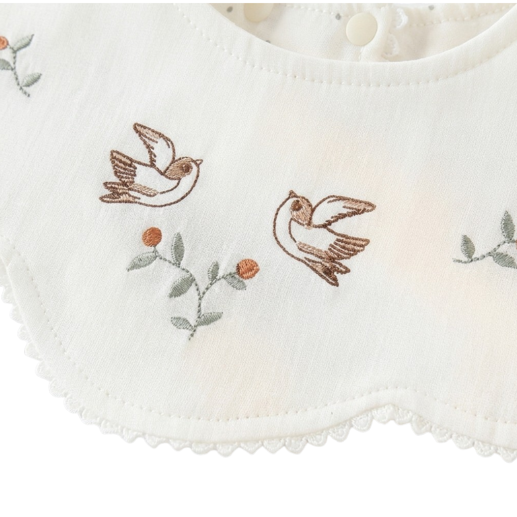 Forest Bird Baby Bib styled product image