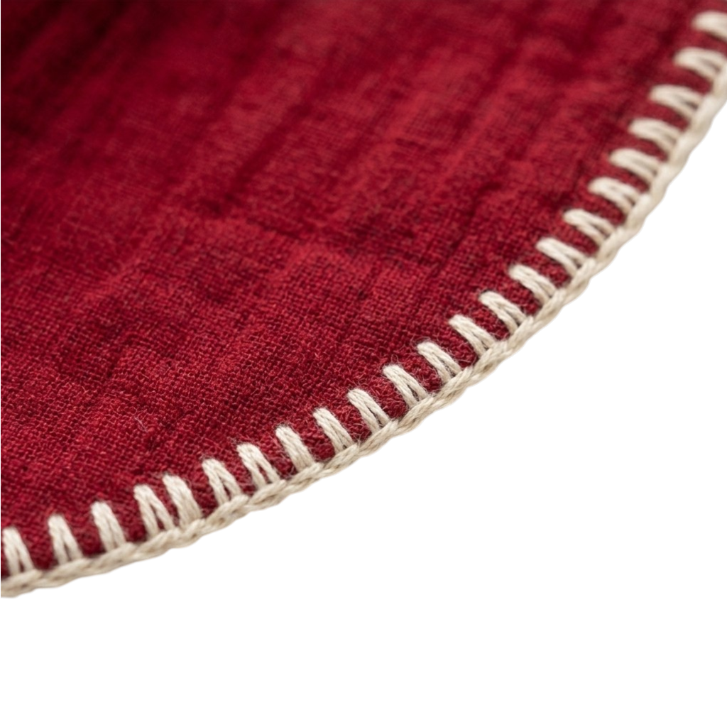 Red Grass Baby Bib styled product image, view 3