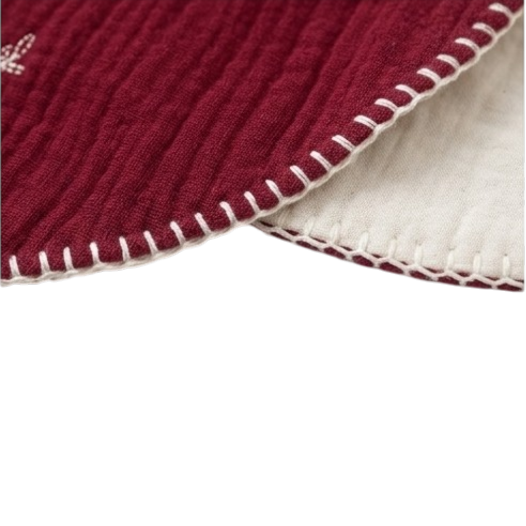Red Grass Baby Bib styled product image, view 4
