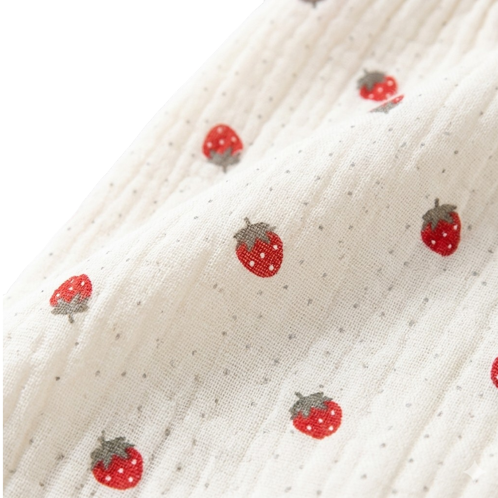 Strawberry Sleeveless Baby Bodysuit