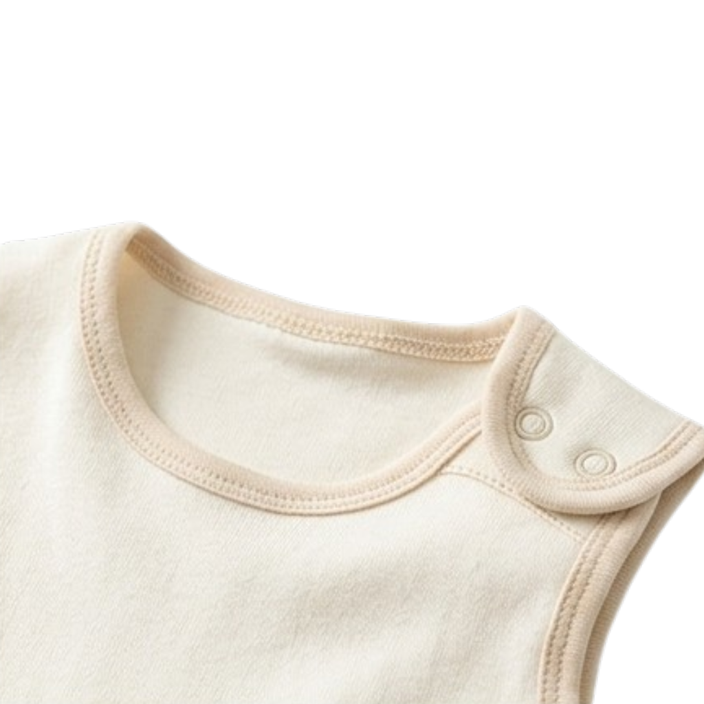 Simple Shoulder-Button Baby Bodysuit styled product image, view 2