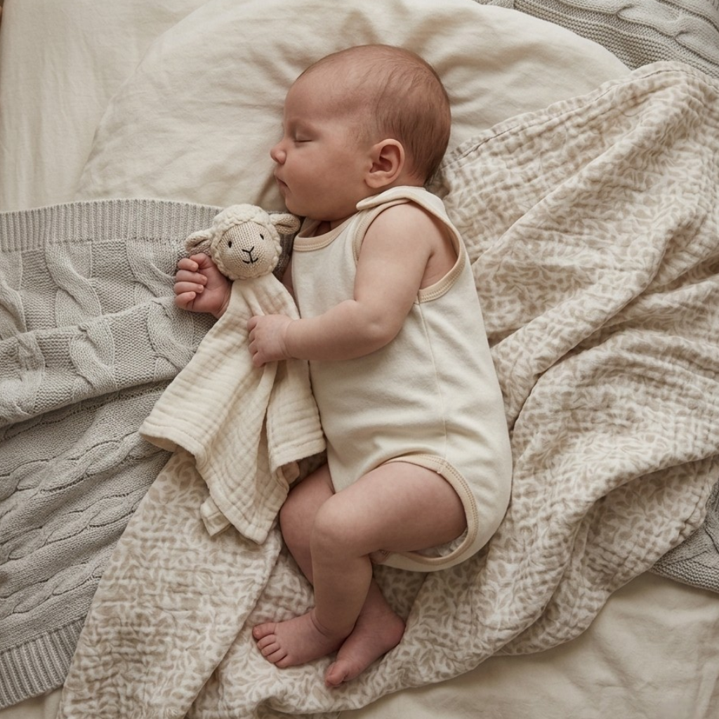 Simple Shoulder-Button Baby Bodysuit