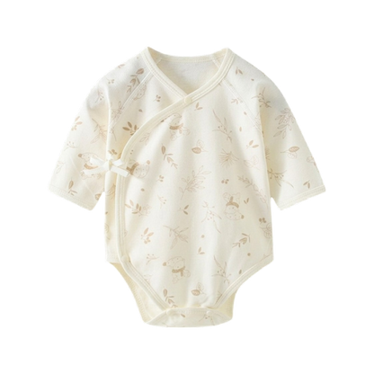 Leaf Sleeping Bear Baby Bodysuit