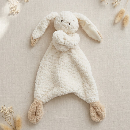 Cream Bunny Comfort Lovey