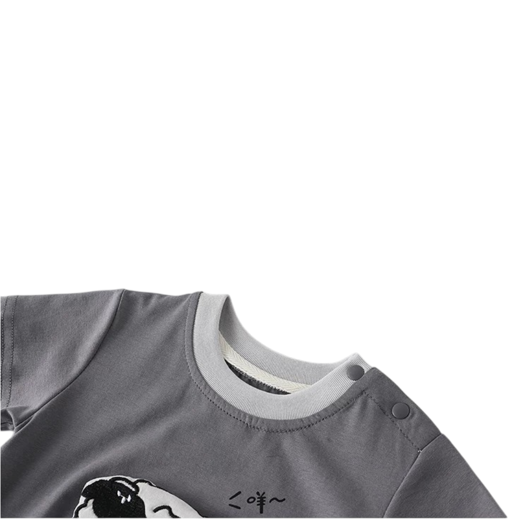 Grey Sheep Short-Sleeve Baby Bodysuit