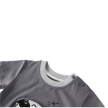 Grey Sheep Short-Sleeve Baby Bodysuit