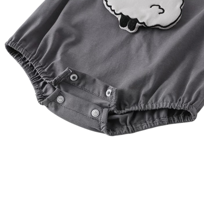 Grey Sheep Short-Sleeve Baby Bodysuit