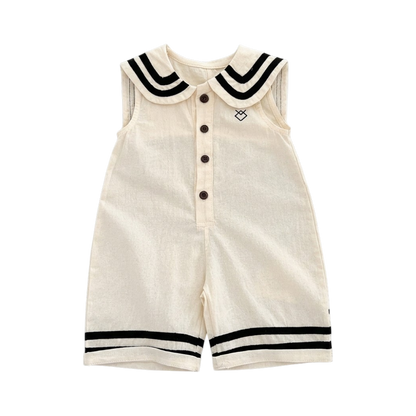 Preppy Sleeveless Baby Outfit