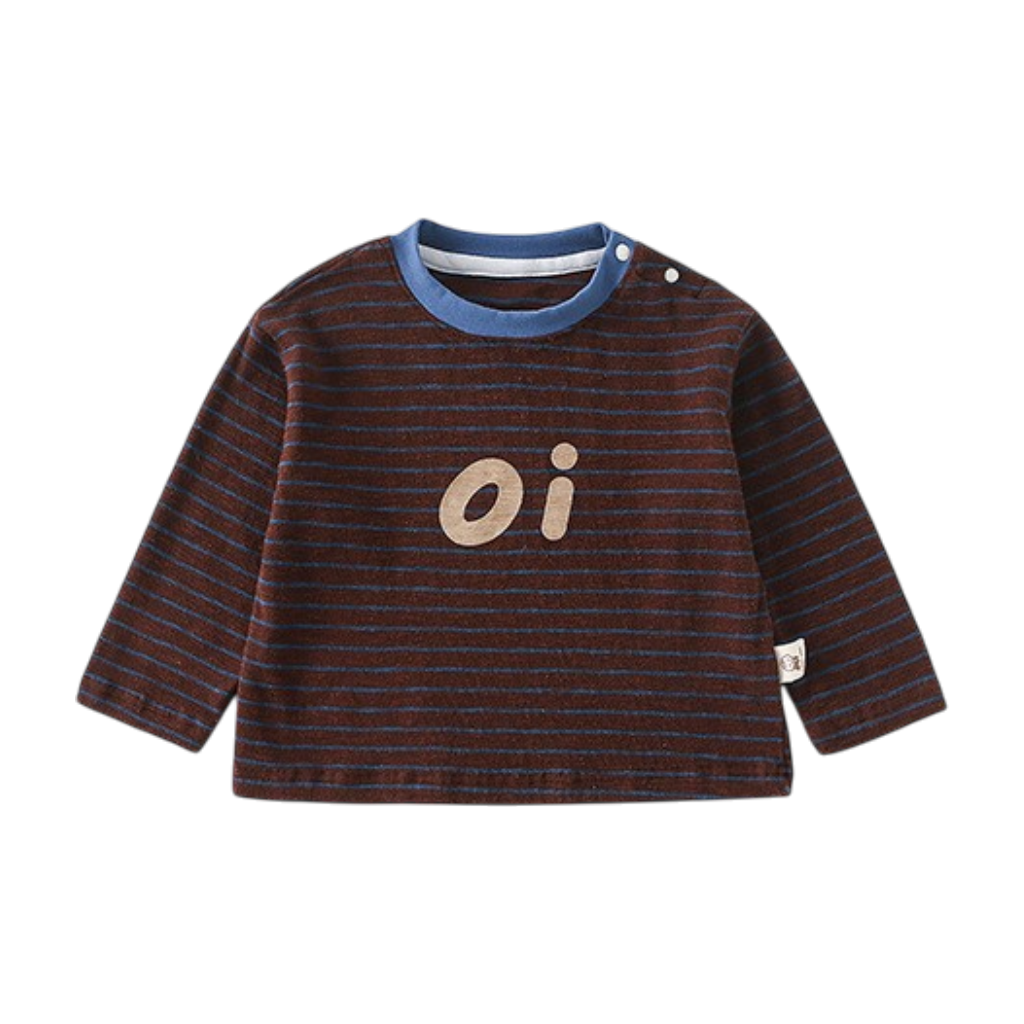 Vintage Stripe Suspender Baby Outfit Set