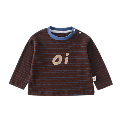 Vintage Stripe Suspender Baby Outfit Set