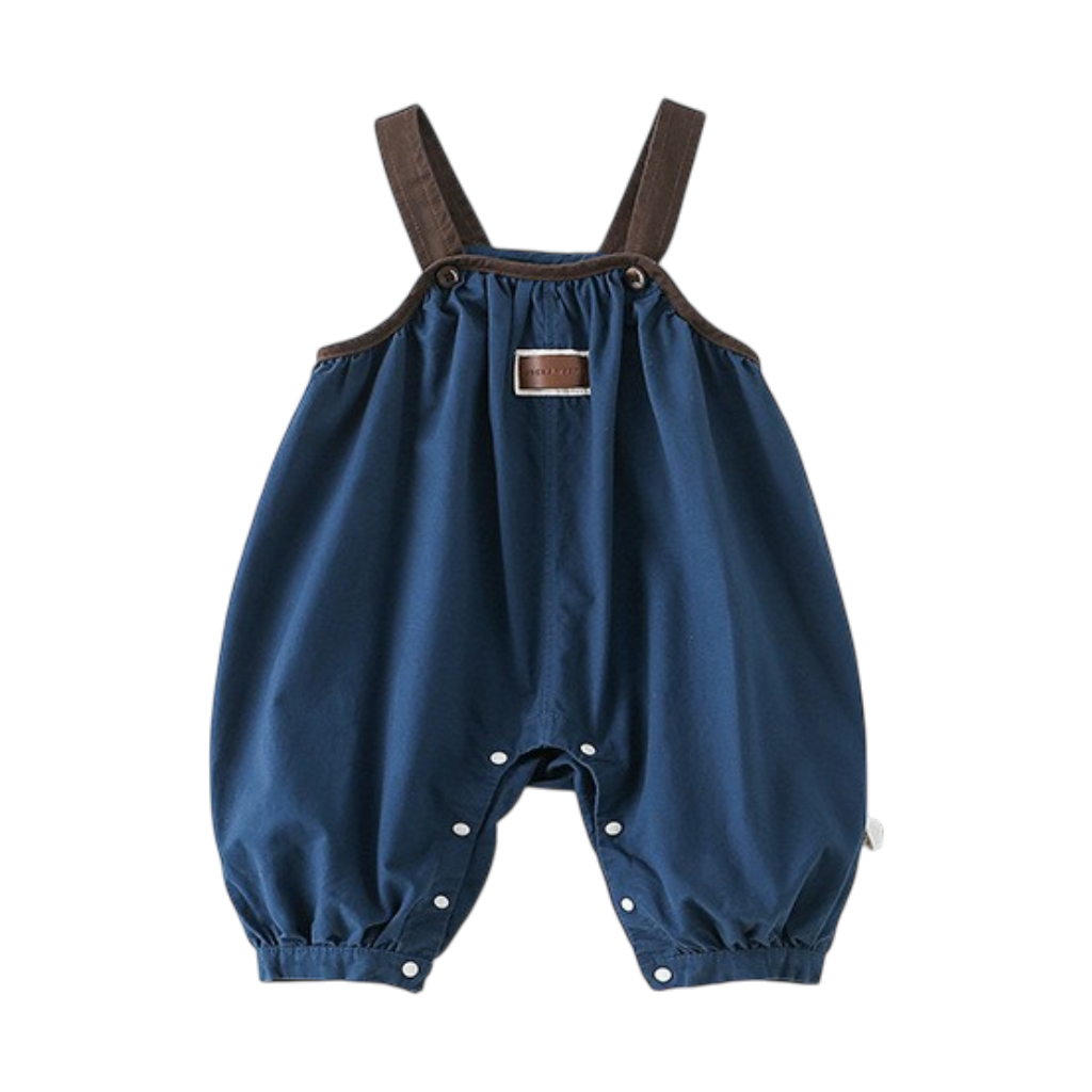Vintage Stripe Suspender Baby Outfit Set