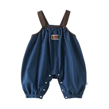 Vintage Stripe Suspender Baby Outfit Set