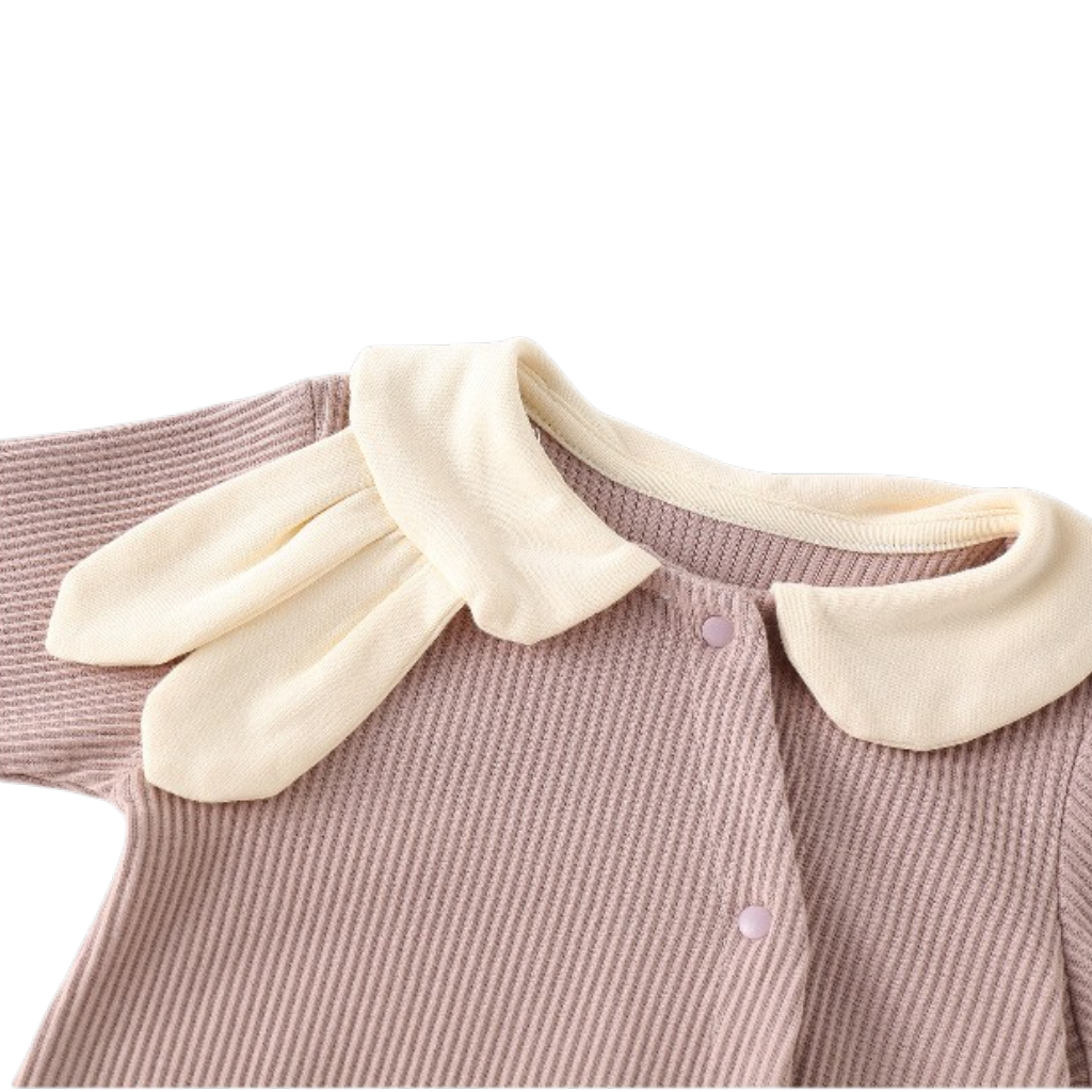 Pink Bunny Baby Romper Set