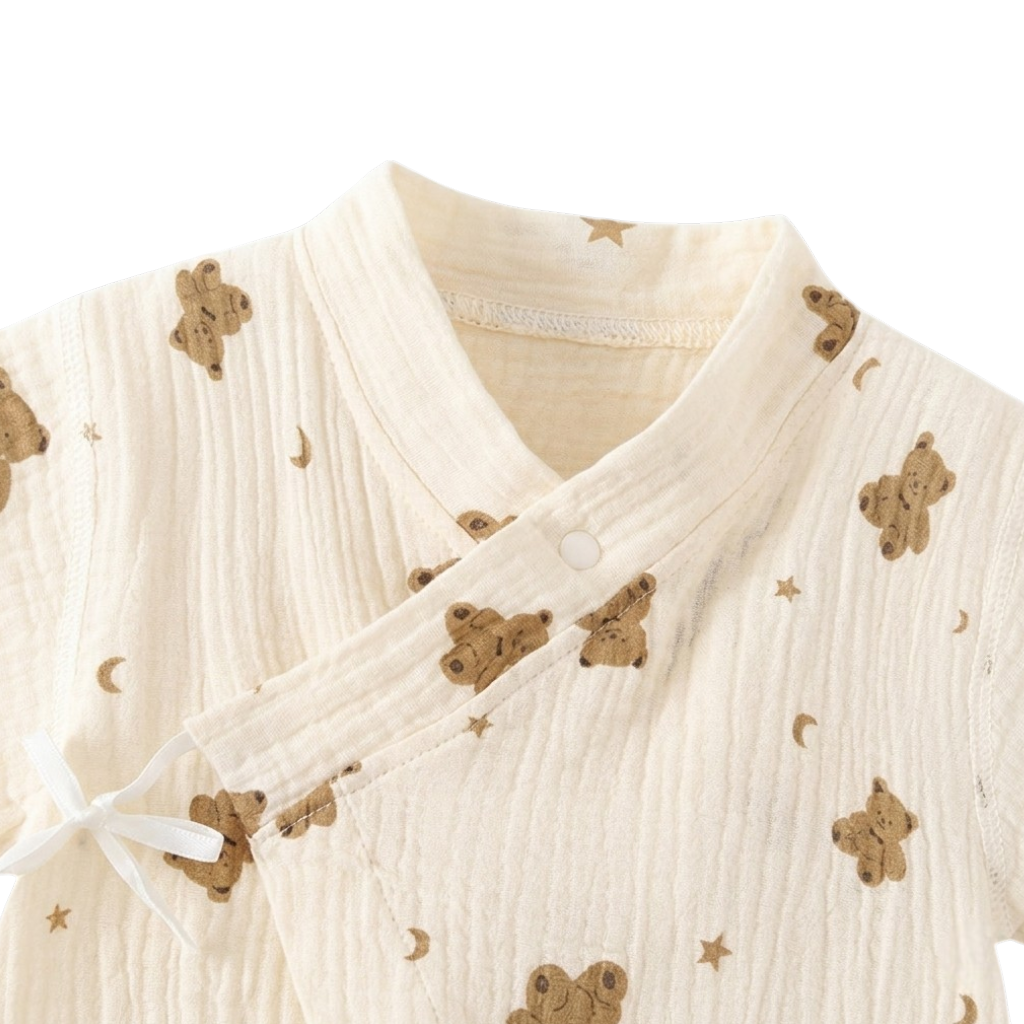 Star Moon Bear Baby Romper