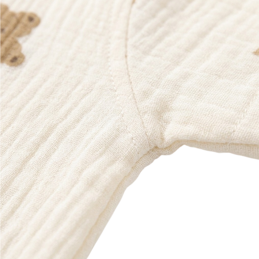 Star Moon Bear Baby Romper