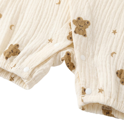 Star Moon Bear Baby Romper