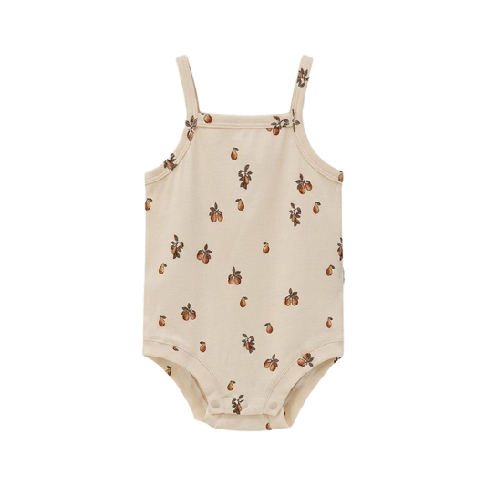 Pear Sleeveless Baby Bodysuit