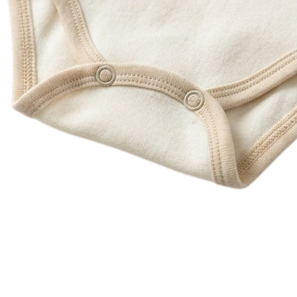 Simple Shoulder-Button Baby Bodysuit