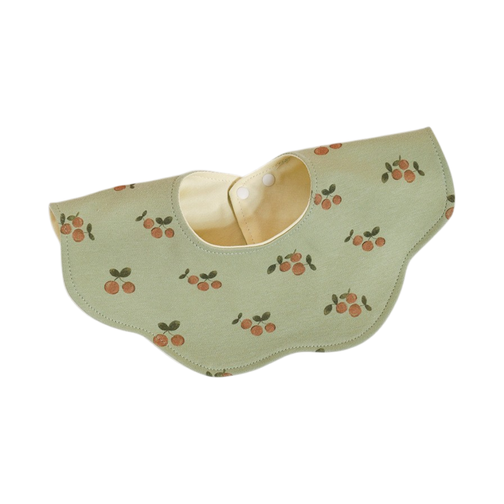 Green Orange Baby Bib