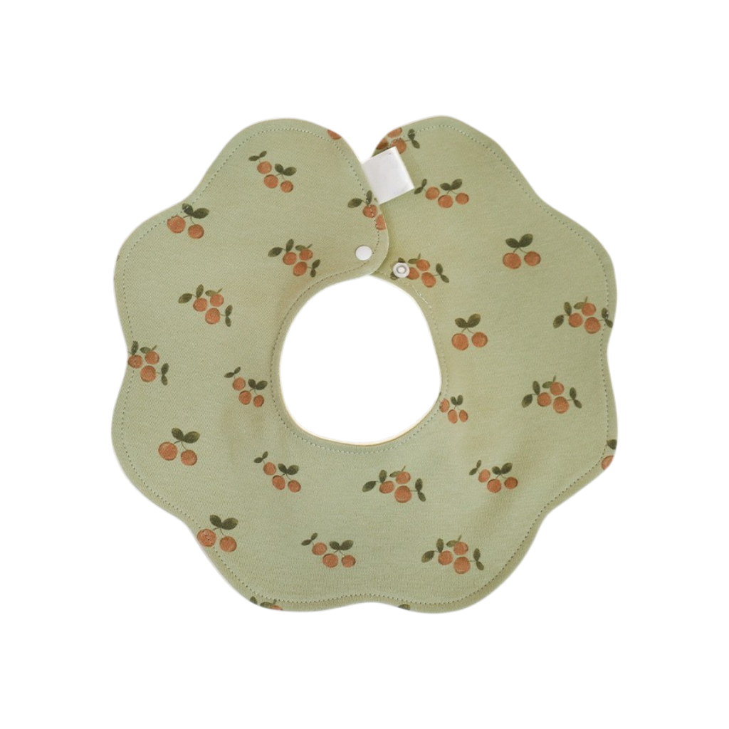 Green Orange Baby Bib