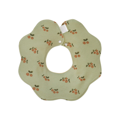 Green Orange Baby Bib