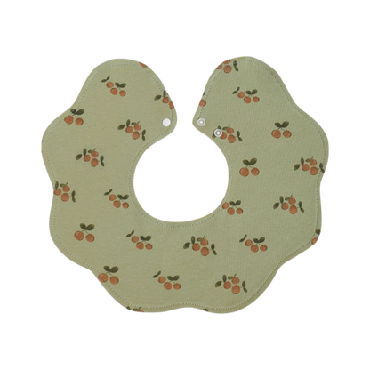Green Orange Baby Bib